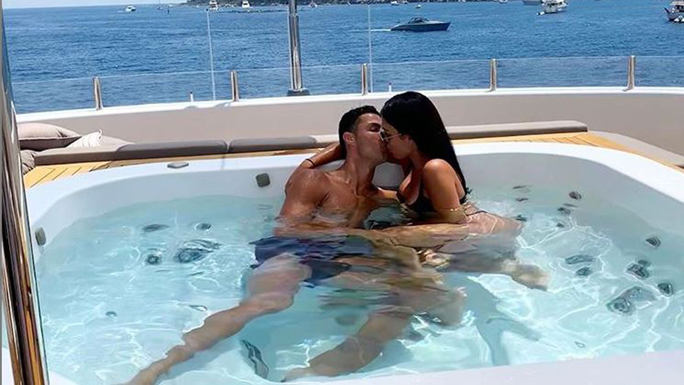 Cristiano Ronaldo, de vacaciones junto a Georgina Rodríguez. (Instagram)