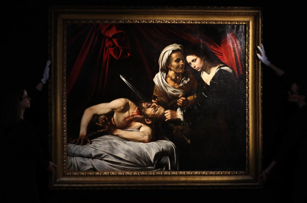 «Judith y Holofornes» de Caravaggio @AFP