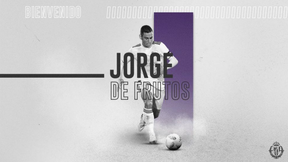 Jorge de Frutos, nuevo fichaje del Real Valladolid (Real Valladolid)