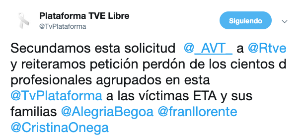 Rivera a Otegi: «Los que se van a perder tu entrevista en TVE son los más de 800 asesinados por ETA»
