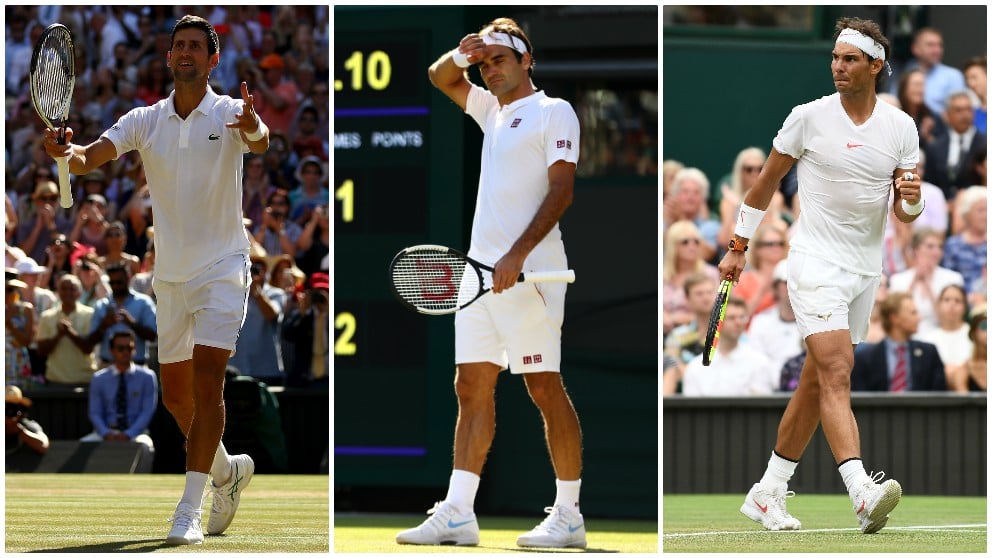 Los favoritos a Wimbledon 2019. (Getty)