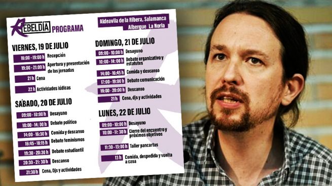 Iglesias paga estancia y comida para que la organización juvenil de Podemos no sea un fracaso Iglesias-interior-4-655x368