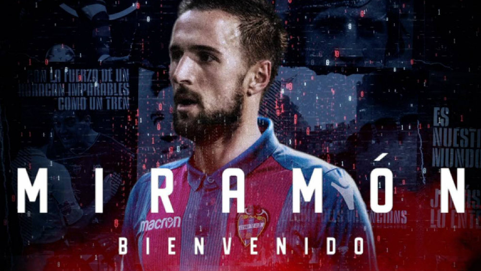 Jorge Miramón, nuevo fichaje del Levante (Levante Unión Deportiva)