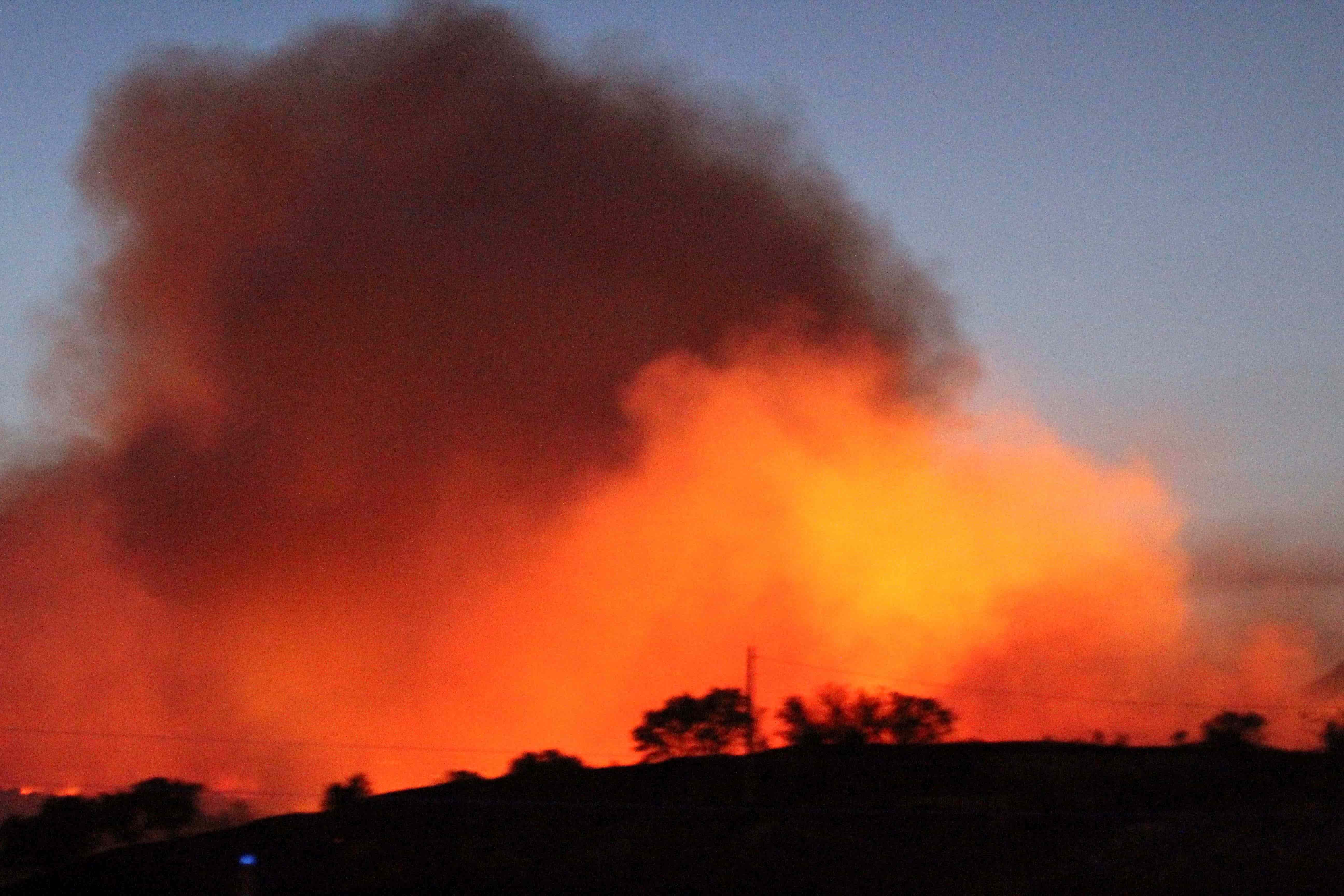 Incendio en Almorox, en Toledo @EFE