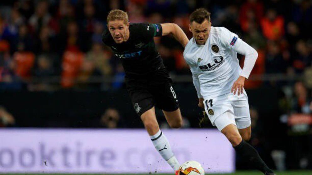 Denis Cheryshev con el Valencia (@Cheryshev)