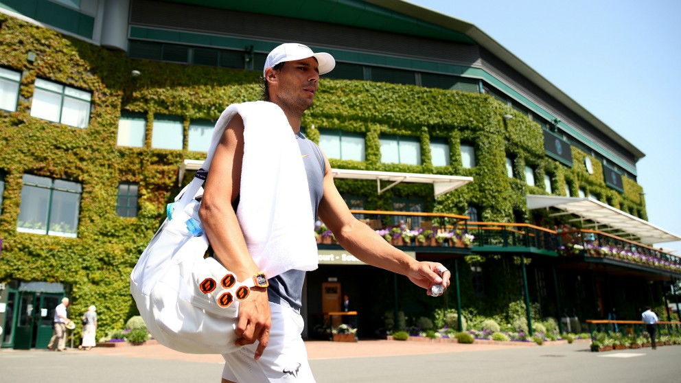 Nadal, en el All England Club. (Getty)