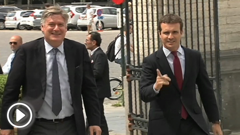 El presidente del PP, Pablo Casado.