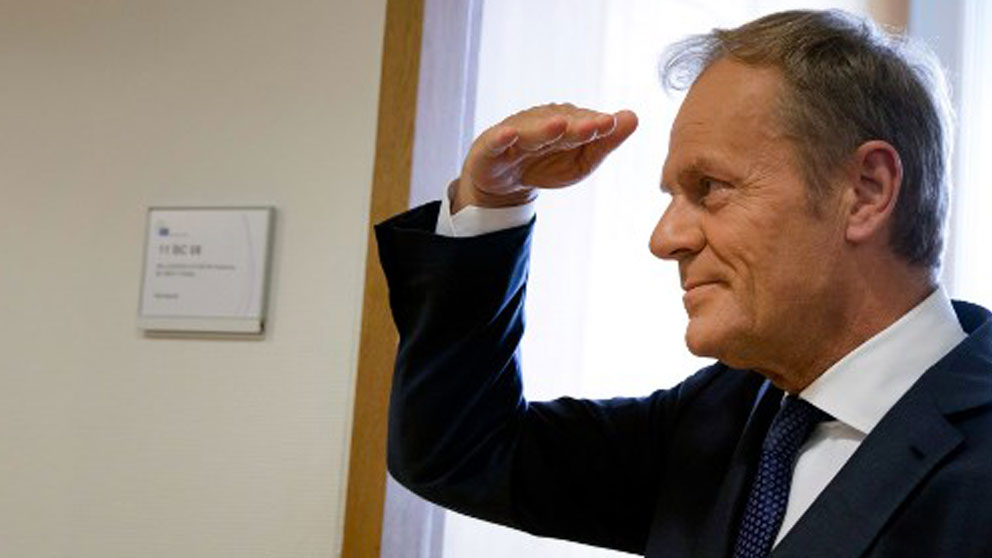 El presidente del Consejo europeo, Donald Tusk. Foto: AFP