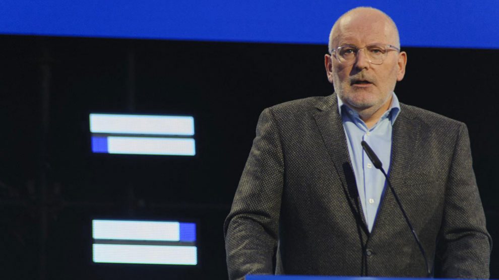 El socialista Frans Timmermans. Foto: EP