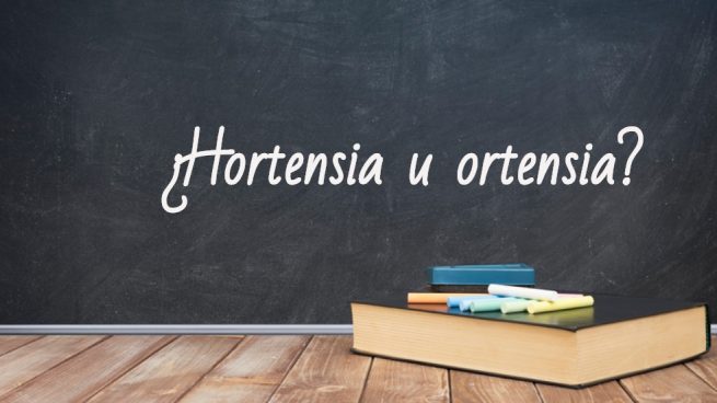 Cómo se escribe hortensia u ortensia