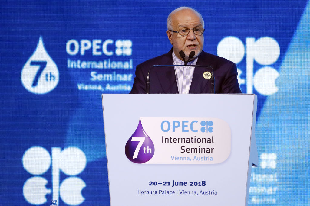 Bijan Namdar Zanganeh, ministro del Petróleo de Irán en la OPEP @Getty