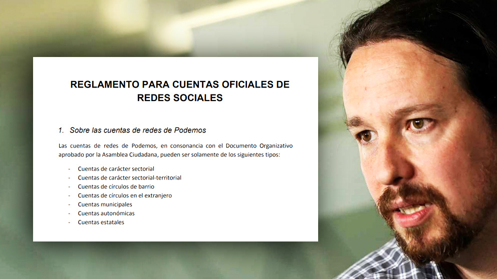 Iglesias establece un Reglamento para redes sociales en Podemos