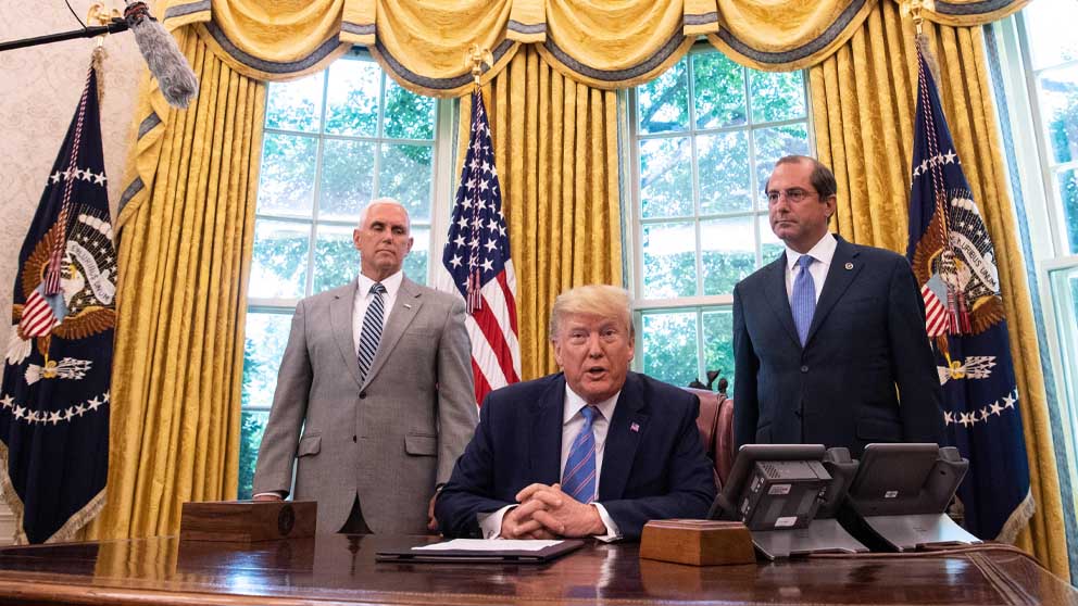 Donald Trump en la Casa Blanca (Foto: AFP)