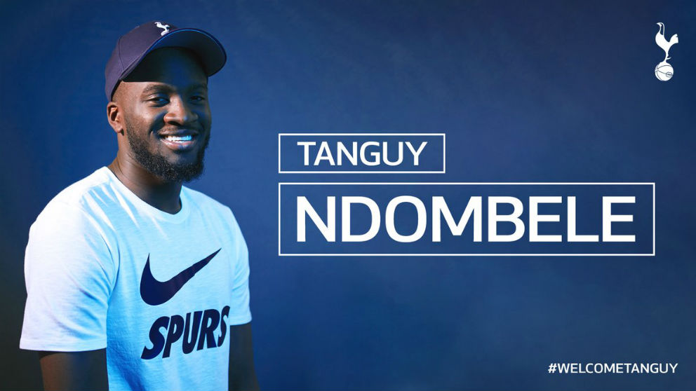 Ndombéle, nuevo jugador del Tottenham.
