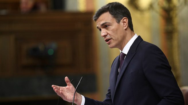 Pedro Sánchez, en el Congreso de los diputados. (EP)