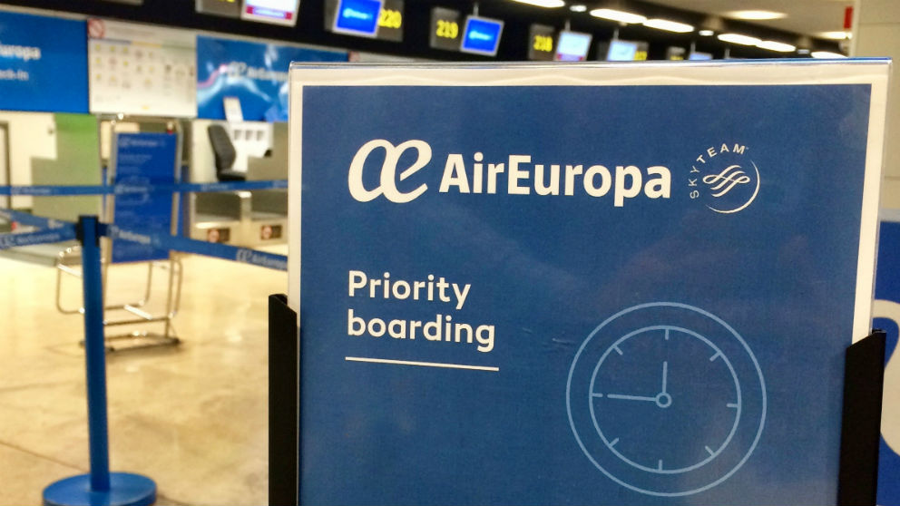 Priority Boarding de Air Europa (Foto: Air Europa)