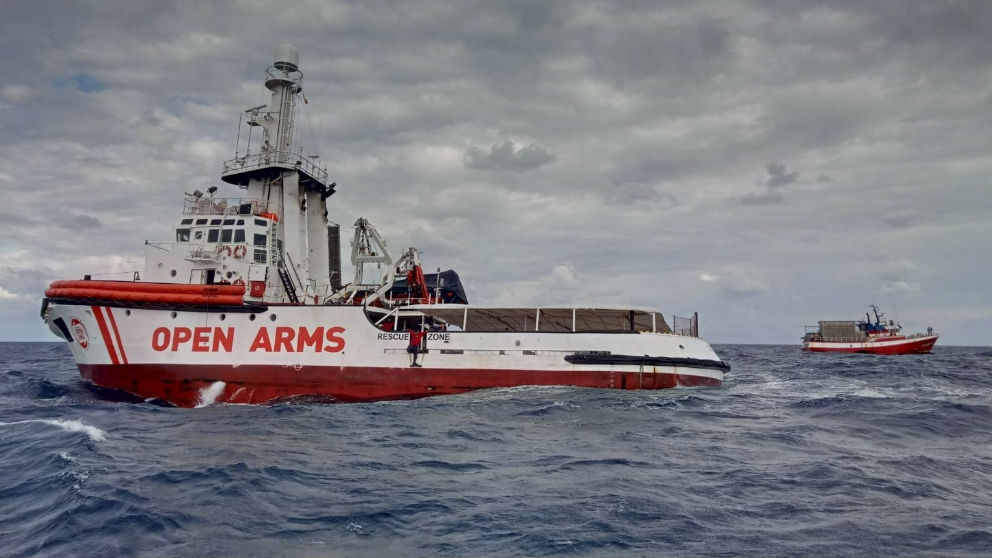 El buque humanitario Open Arms. Foto: Europa Press