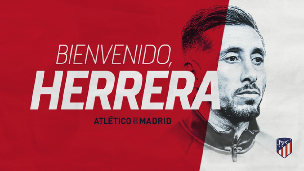 El Atlético de Madrid anuncia el fichaje de Héctor Herrera. (atleticodemadrid.com)