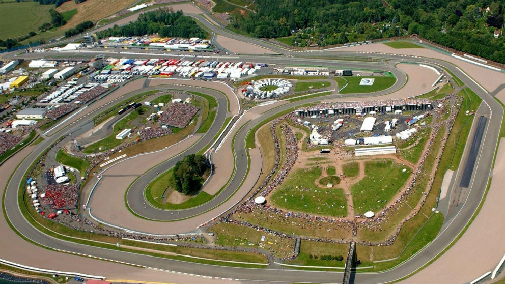 Circuito de Sachsenring, donde se disputa el MotoGP Gran Premio de Alemania 2019. (MotoGP)