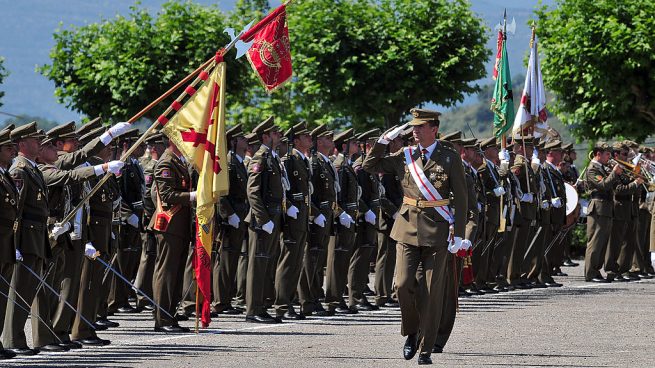 Felipe VI en la Academia Militar de Talarn (Lérida) en la entrega de despachos @Getty