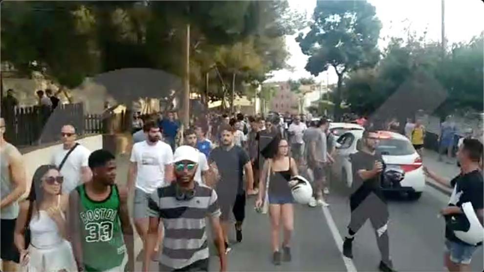 Protestas en El Masnou contra los Menas. @OKDIARIO