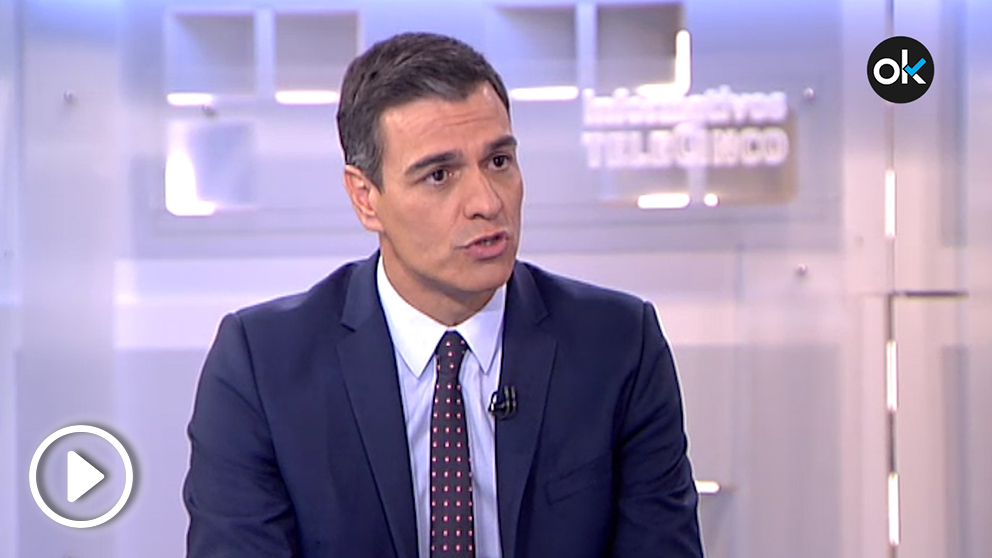 Pedro Sánchez exige a PP y Ciudadanos faciliten su investidura durante su entrevista a los informativos de Telecinco