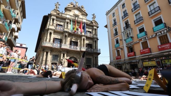 Performance de PETA en Pamplona @EP-min