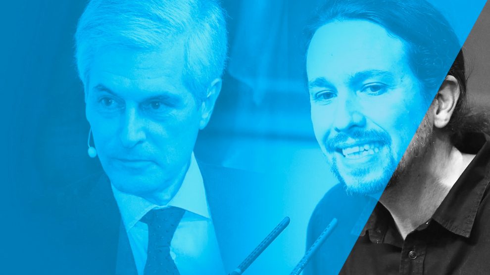 Adolfo Súarez Illana y Pablo Iglesias.