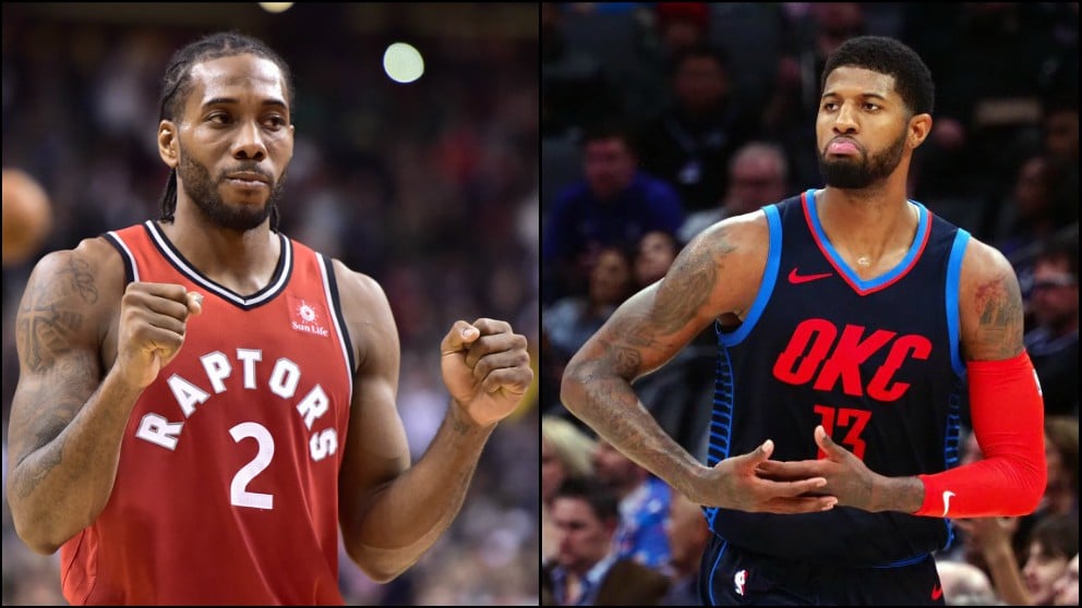Kawhi Leonard y Paul George, a Los Ángeles Clippers.