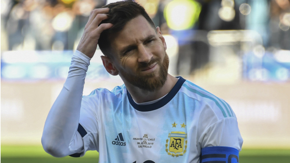 Leo Messi volvió a atacar a la Conmebol. (AFP)