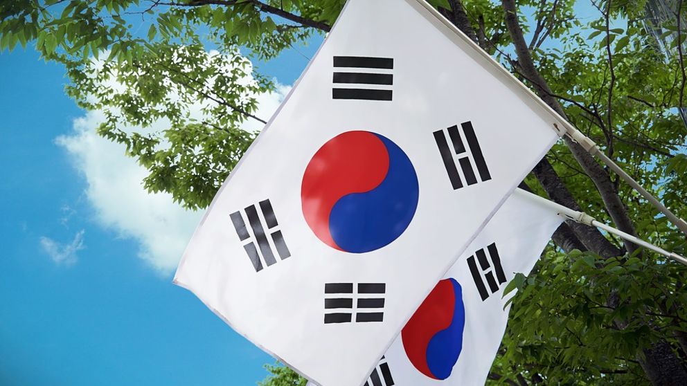 Bandera de Corea del Sur