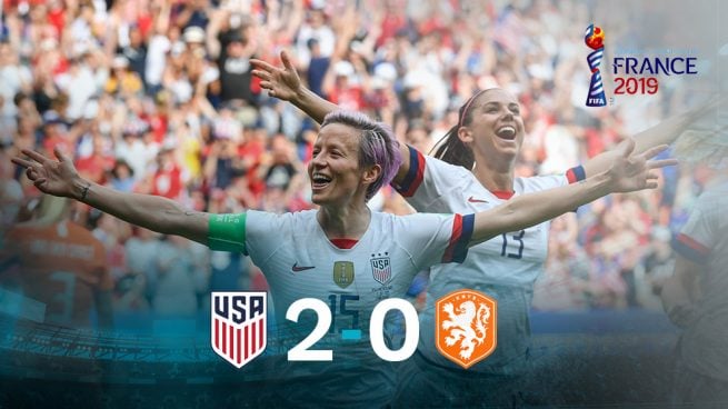 Estados Unidos conquista el mundo (2-0)