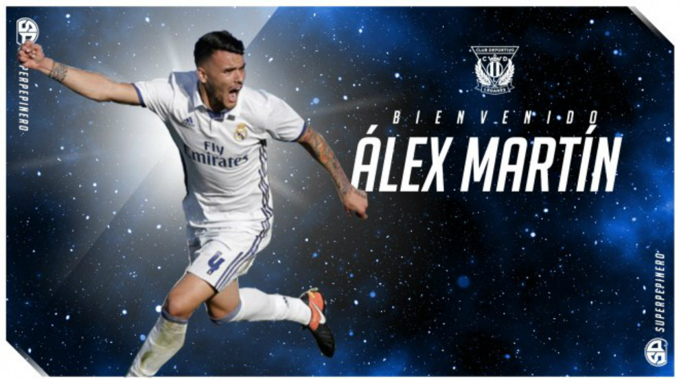 Álex Martín, nuevo fichaje del Leganés (Club Deportivo Leganés)