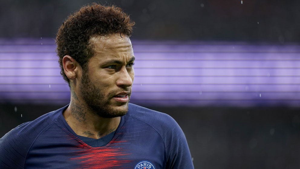 Neymar, durante un partido. (AFP)