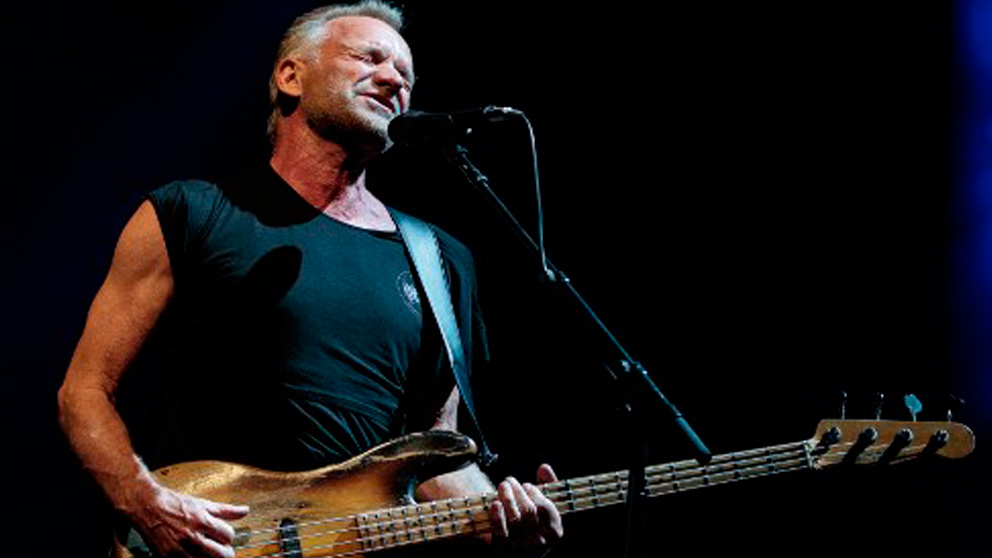 El músico británico Sting, de 67 años.  Foto: AFP