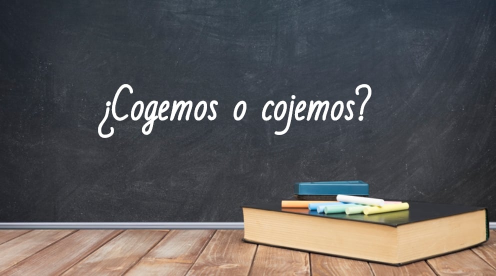 Se escribe cogemos o cojemos