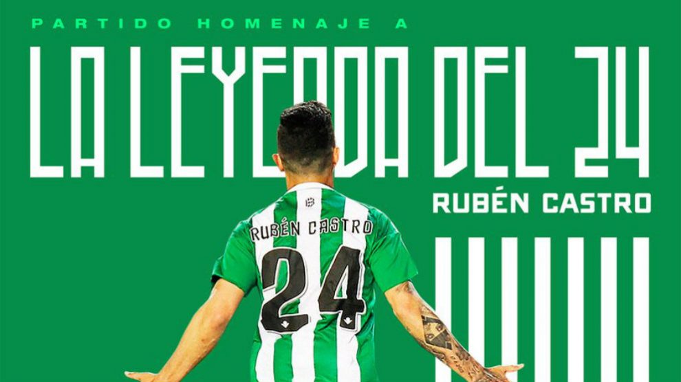Rubén Castro será homenajeado por el Betis (Real Betis)