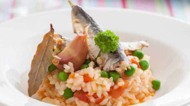 Receta de arroz con sardinas