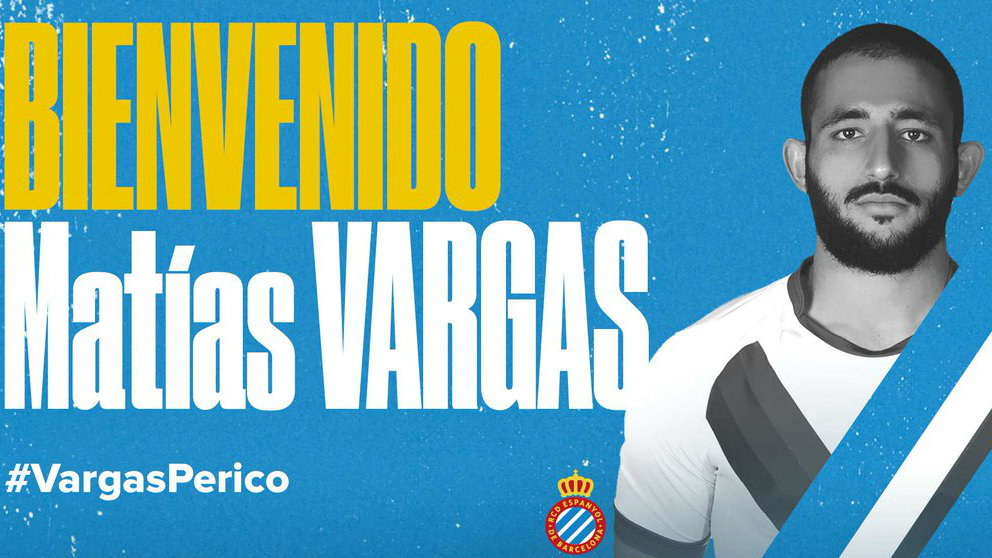 Matías ‘Monito’ Vargas, nuevo fichaje del Espanyol (RCD Espanyol)