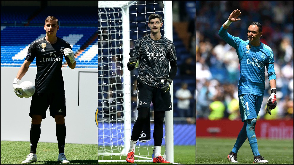 Lunin, Courtois y Keylor Navas.