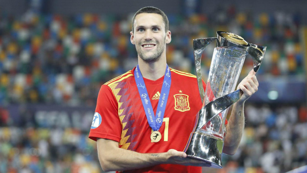Alfonso Pedraza, campeón de Europa Sub-21 con España (@Alfonsopedraza9)