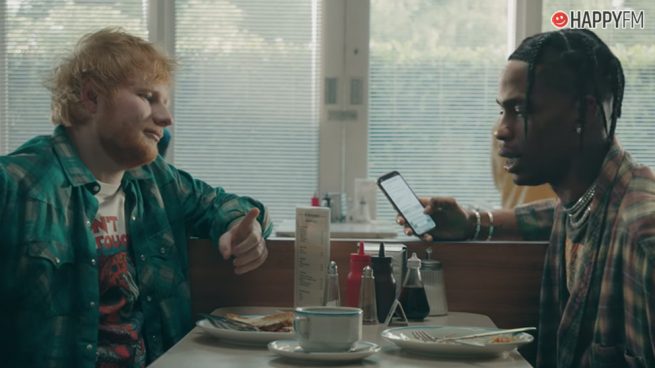 Ed Sheeran y Travis Scott, protagonistas de una curiosa historia en ‘Antisocial’