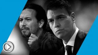 Pablo Iglesias y Pedro Sánchez.