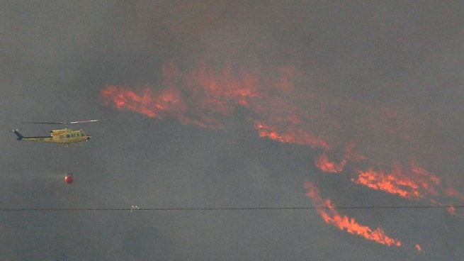 Incendio en Benejama (Alicante)