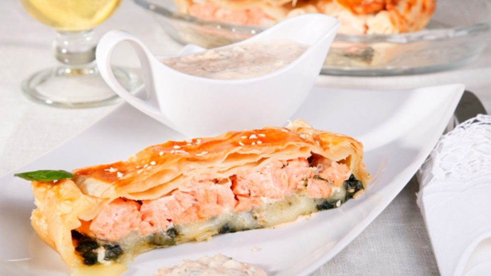 Truchas rellenas con verduras