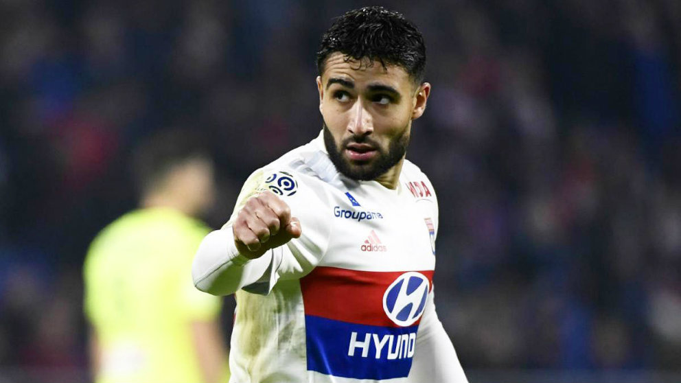 Nabil Fekir con el Olympique de Lyon (@NabilFekir)