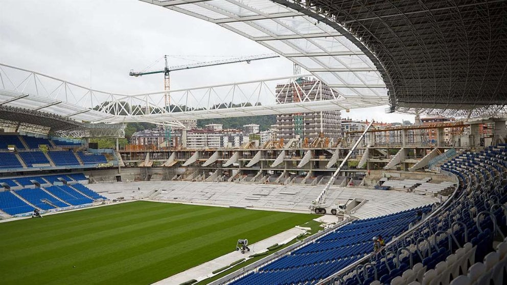 Obras Estadio de Anoeta (Real Sociedad)