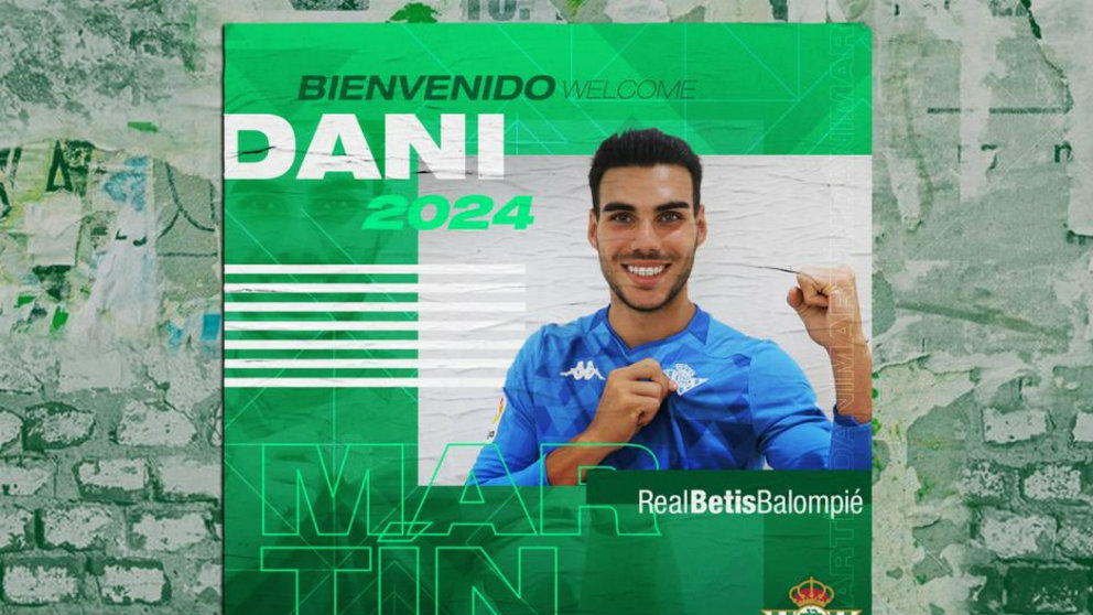Dani Martín, nuevo portero del Betis (Real Betis)