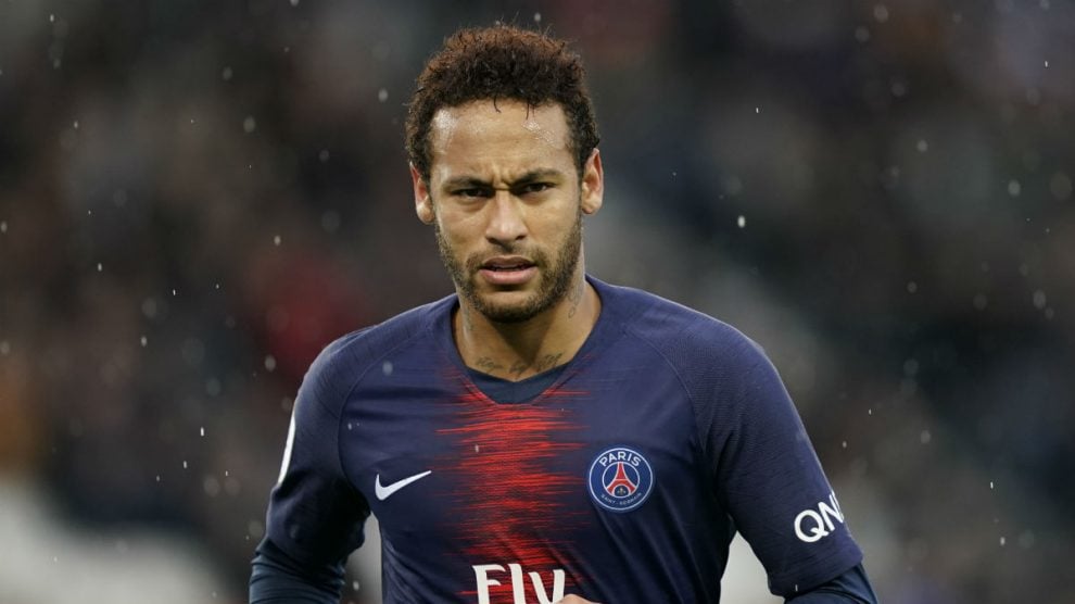 Neymar, en un partido con el PSG.