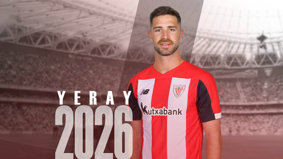 Yeray Álvarez renueva con el Athletic hasta 2026 (Athletic Club)